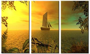 Dafen Oil Painting on canvas seascape -set058